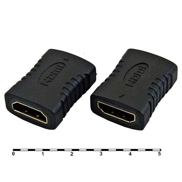 Разьем HDMI/DVI RUICHI HDMI F/F (HAP-004), чёрный