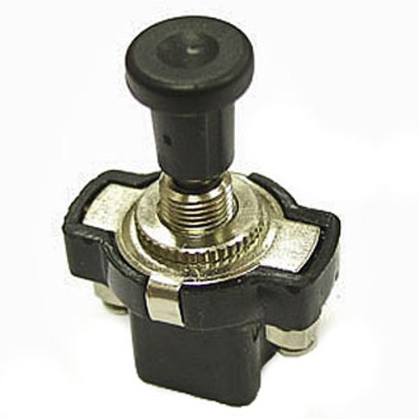Кнопочный переключатель RUICHI ASW-05 L20, OFF-ON, черный