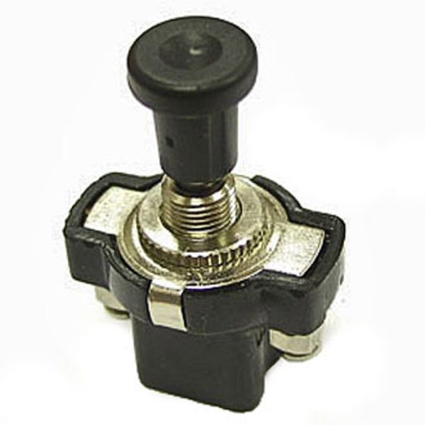 Кнопочный переключатель RUICHI ASW-05 L7, OFF-ON, черный