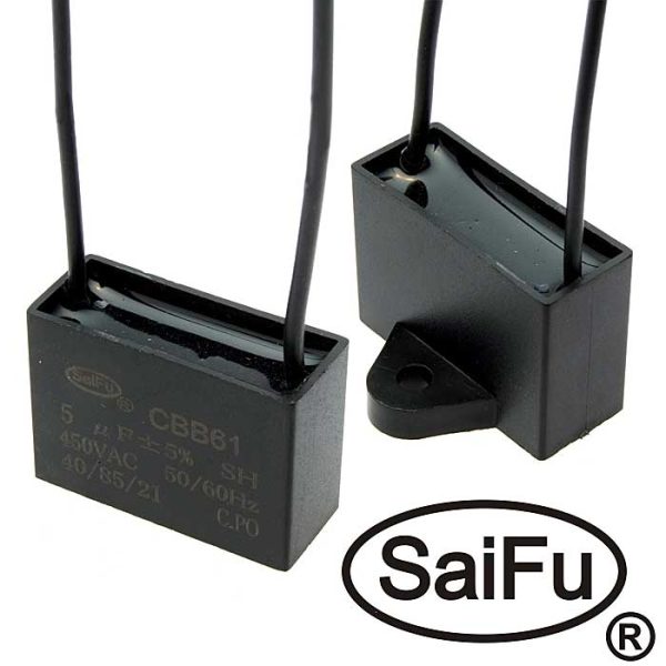 Пусковой конденсатор SAIFU CBB61, 5 мкФ, 450 В