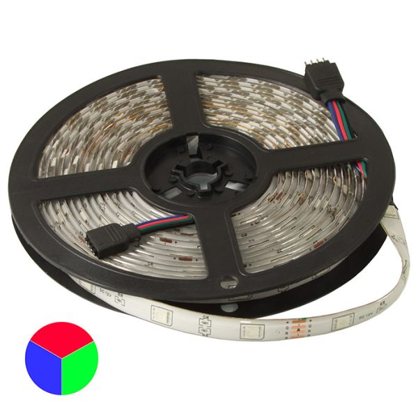 Светодиодная лента RUICHI, 5050, 150 LED, IP65, 12 В, RGB