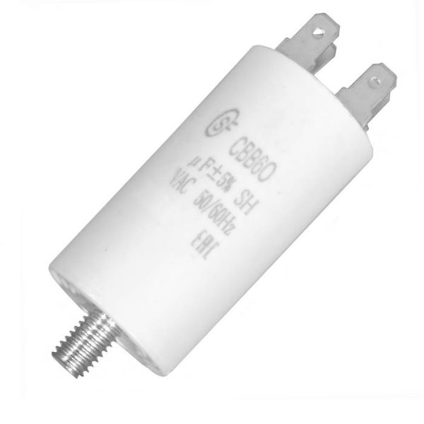 Пусковой конденсатор SAIFU CBB60, 15 мкФ, 450 В, винт