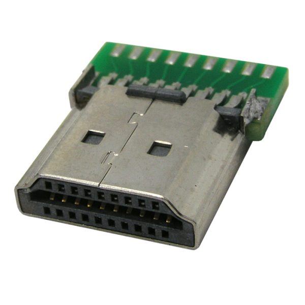 Разьем HDMI/DVI RUICHI HDMI AM - PCB, для пайки