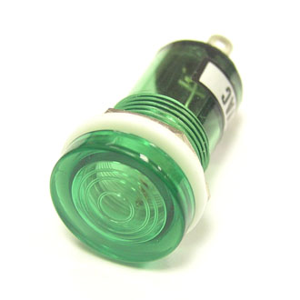 Лампочка неоновая в корпусе RUICHI N-812-G, 220 В, зелёная